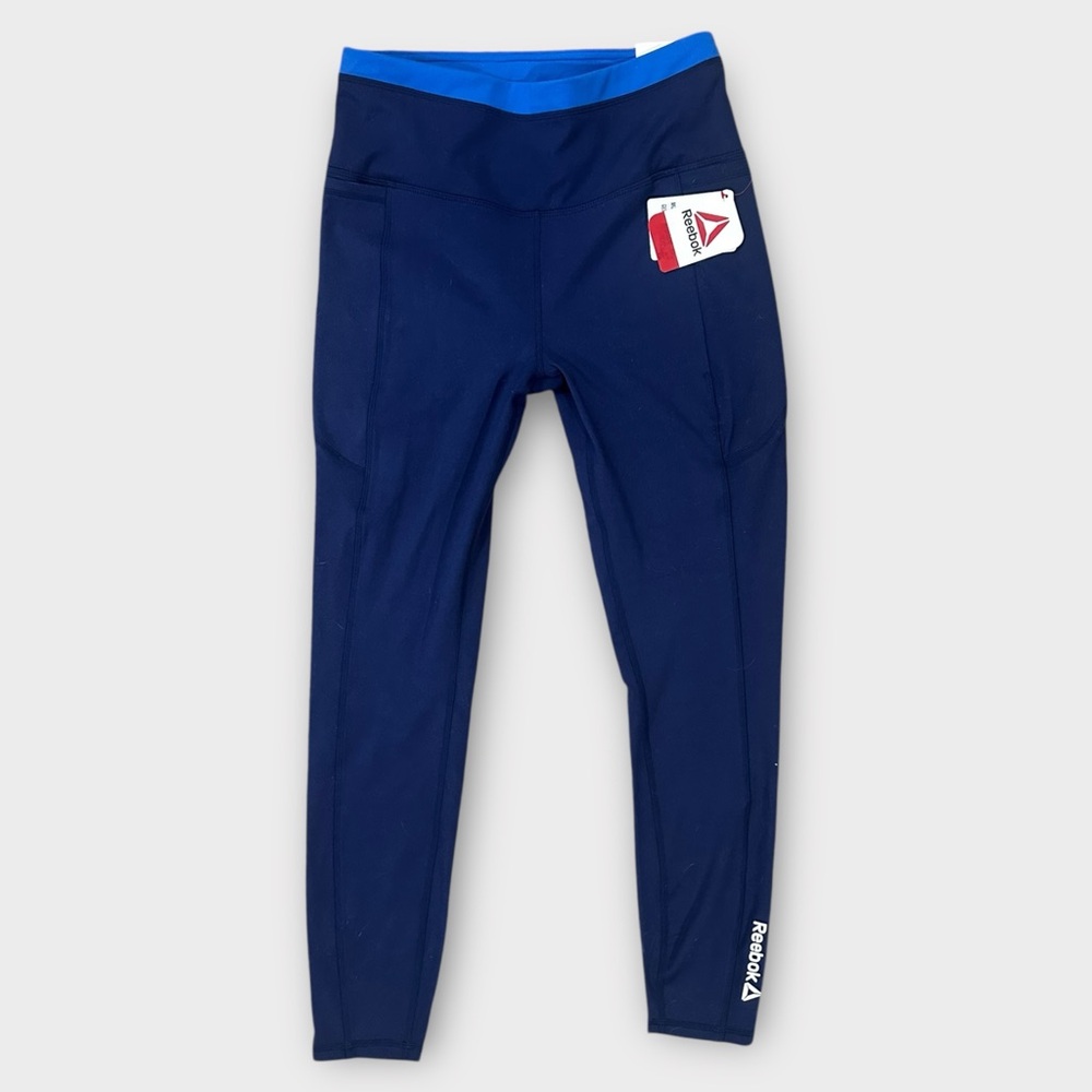 Reebok Two Tone Blue Performance Leggings
